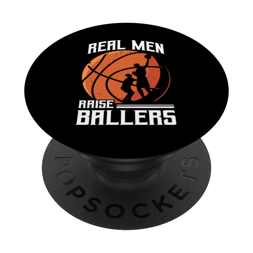 Daddy Basketball Dad Basketball Lover PopSockets Swappable PopGrip