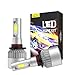 9006/HB4 LED Headlight Bulbs, ONEWELL 60W 6000K 6000LM Extremely Bright Xenon White-Advanced COB Chips Low Beam/Fog Light Bulbs Conversion Kit, 2-YEAR WARRANTY(Pack of 2)