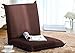 Merax Floor Chair Lazy Man Sofa Chair Home Essential Lovers Folding Sofa Chair (Brown)