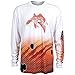 Guy Harvey Men's Redfish Pro UVX Performance T-Shirt (White, X-Large)