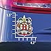 Boston Fan Crest, Sticker Decal die Cut Vinyl, 4.2x5.5, Made in USA