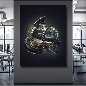 51Kj%2BXLovvL. SS300 HERW Cuadro sobre Lienzo Cuadro sobre Lienzo para Pared Carteles Serpientes HD Impresiones Lienzo Imágenes con Estampado… 51Kj%2BXLovvL. SS300