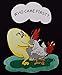 Who Came First Chicken Egg Funny Men's T-Shirt - (Black) - L