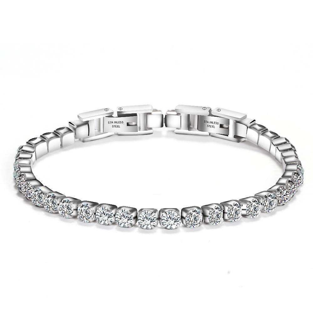 Orphelia ASG-055 Stainless Steel Tennis Bracelet