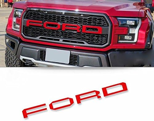 Tacraft FV01 RAPTOR SVT F-150 GRILLE LETTER VINYL STICKERS Decal Vinyl For 2017 FORD RAPTOR SVT F-150 Decal