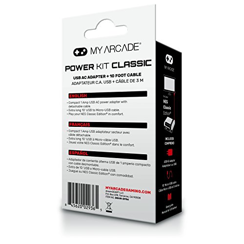 image for My Arcade Power Kit Classic for SNES & NES Classic Edition Gaming Cons