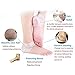 Silicone Gel Heel Foot Protector,Plantar Fasciitis Foot Arch Support Ankle Pain Relief Socks-2 Pairs