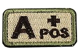 Horizon Tactical Blood Type Embroidered Shoulder Patches A POS