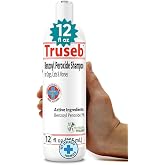 Truseb Clinically Medicated Benzoyl Peroxide 3% Shampoo for Dogs, Cats Horses - Helps Relieve Folliculitis, Dandruff, Oily &amp; Flaky, Red, Itchy Skin&ndash;Deep Cleansing &amp; Deodoriz-Passion Fruit Scent-12 oz