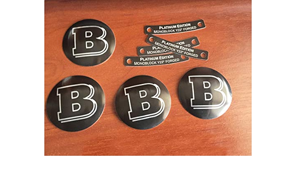 kit-car Brabus Style - Juego de 8 tapacubos de Metal con 4 ...