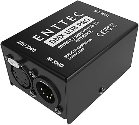Amazon Com Enttec Dmx Usb Pro 70304 Rdm Lighting Controller Interface Musical Instruments