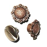 Spiral Berry Concho - Antique Copper 10 Pack 3306-28