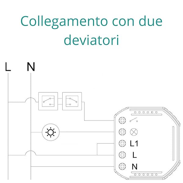 PATABIT Interruptor WiFi Alexa luces Mdulo rel domtico 220 V Smart Home para luces de casa inteligente WiFi compacto para caja 503 conectable como desviador
