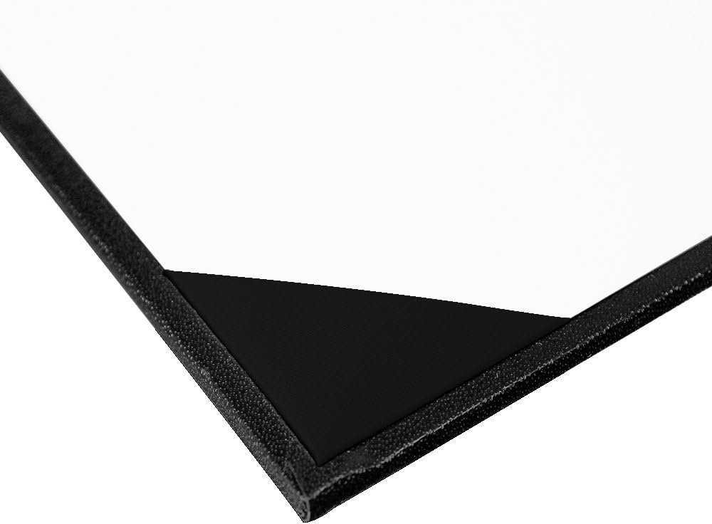 GraduatePro Diploma Cover 8.5x11 Graduation Covers Certificate Document Holder Smooth Leather Letter Size Black : Office Products