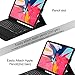 Vivefox Case with Keyboard Compatible iPad Pro 12.9 2018, Wireless Keyboard + Pencil Slot (Supported Apple Pen Charging), with Auto Wake/Sleep Feature for New 2018 iPad Pro 12.9 inch (Black)