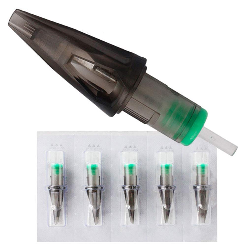 WARRIOR Tattoo Cartridges and Needles Surgical Steel PVC Tube Permanent Makeup Big Magnum M1 Disposable Pre Sterile Eo gas New Pack of 20 (NEW 1013M1)