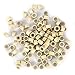 2500PCS Professional Silicone Hole Lined Micro Rings Tubes Links Beads Linkies Hair Extension Beads, 5mm/0.2