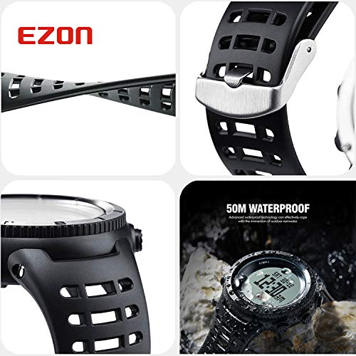 EZON Outdoor Sports Watch with Compass Altimeter Barometer Thermometer