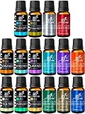ArtNaturals Pure Essential Oil and Blends – (16 x 10ml) – 8 100% Pure Oils and 8 Signature Blend – Therapeutic Grade Gift Set