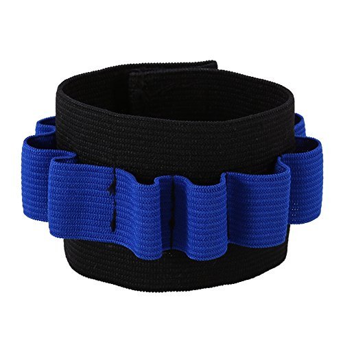 Yosoo Bandolier Wrist Strap Yosoo Kids Elite Tactical Bullet Dart Ammo Storage Wrist Belt Band Strap for Nerf Gun N-Strike Blaster Gun (2pcs Wrist Belt)
