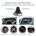 GETIHU Car Phone Mount Magnetic Air Vent Cell Phone Holder Stand for iPhone 8 7 6 6S Plus 5s Samsung HTC Sony All Smartphones GPS Mobile Magnet Support(White)