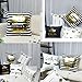Monkeysell Bronzing Flannelette Home Throw Pillow Cover Lips Love Black Striped White Print Gold Black Room Decor Throw Pillows Cover for Couch Bed Sofa Christmas Gift18 inches