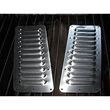 RodLouvers Pair of Angled Aluminum 5â€ 11 Louver Hood Panels Jeep YJ (Bolt-On) Kit