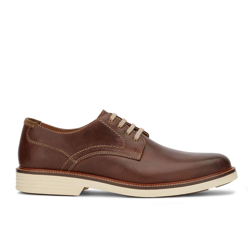 Dockers Men's Parkway Oxford, Red/Brown 