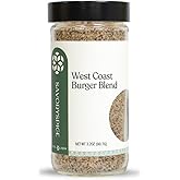 Savory Spice West Coast Burger Blend (3.2 oz) - Gourmet Burger Seasoning for Grilling & Smash Burgers - Creates Perfect Burger Crust - Gluten-Free, Vegan, No MSG