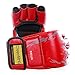 Cheerwing Boxing Gloves Fingerless MMA Gloves Boxing Fight Gloves for Sanda Sparring Punching Bag Training