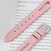 YOOSIDE for Fenix 5S/5S Plus Leather Watch Band, 20mm Quick Fit Metal Stainless Steel Hybrid Genuine Leather Watch Band Strap for Garmin Fenix 5S / Fenix 5S Plus Men Women (Rose Pink)
