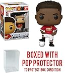 POP! Sports Soccer Manchester United's, Marcus Rashford #17 Action Figure (Bundled with Pop Box Protector to Protect Display Box)