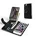 TNP iPhone 6s Wallet Case - Synthetic Leather Wallet Case Flip Cover with Credit ID Card Slots and Money Pocket for Apple iPhone 6S and iPhone 6 4.7