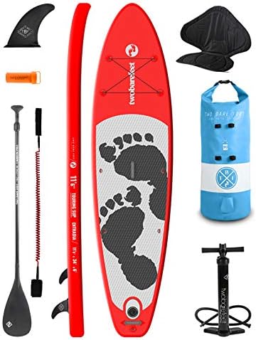 Two Bare Feet MD ENTRADIA Inflatable SUP PaddleBoard Ultimate Carbon Fibre Pack 10'10", 10'10" XL or 11'6"
