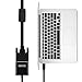 UNITEK Gold Plated Mini Display Port DP (Thunderbolt 2 Port Compatible) to VGA, Full HD Adapter Converter for Apple MacBook Air, iMac, Mac Mini, Mac Pro, Google Chromebook, Surface Book