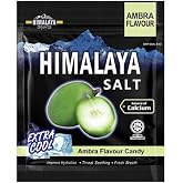 Big Foot Himalaya Salt Sports Candy, Ambra Extra Cool Flavor, 12 Packs x 15g, Halal-certified