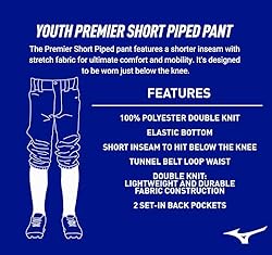 Mizuno Youth Premier Short Piped