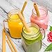 Bamboo Straws drinking Reusable, Natural, Organic & Plastic Free & Biodegradable, 10 Straws 5.5