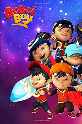 boboiboy: Writing Journal, Blank Lined Paperback Journal/Notebook, 6 x 9, 100 Page