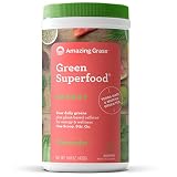 Amazing Grass Green Superfood Energy: Organic Yerba Mate and Matcha Green Tea Powder, Caffeine for energy plus One serving of Greens and Veggies, Watermelon Flavor, 60 Servings