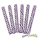 Sweet Spindles Mini Hard Candy Sticks - 50-Piece Jar (Purple)