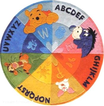Tappeto Winnie Pooh Rotondo Diametro 150 Fatto A Mano Amazon It
