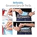 HeySplash Inflatable Arm Bands for Kids Floatation Sleeves Floats Tube Water Wings Swimming Arm Floats Cute, Crabby Blue