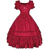ZZEQYG Womens Victorian Lolita Dress Gothic Renaissance Rococo 1800s Dress