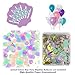 Mermaid Tails Birthday Under The Sea Decorations Supplies Kit for Birthday, Bridal & Baby Shower Themed Let's Be Little Mermaids Party - Premium Quality by PomPomGLAM