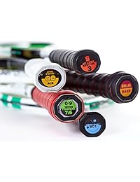 BusyBee Fun Stickers para raquetas de tenis. Gane la ventaja de servir primero