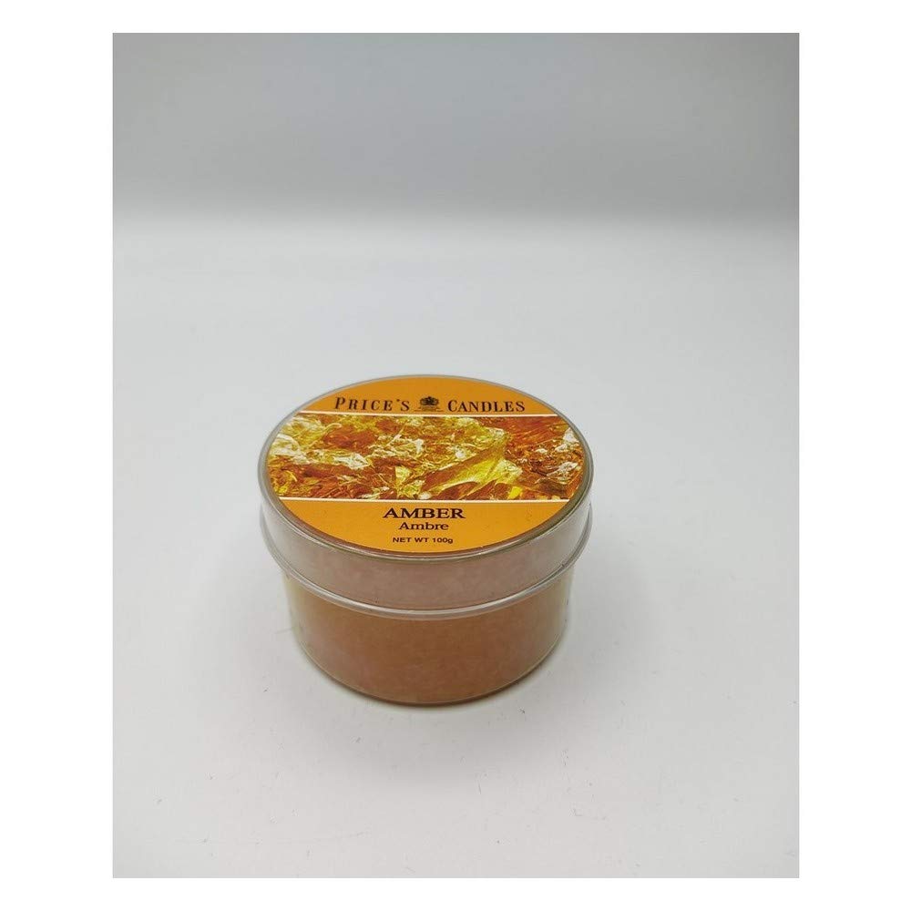 Price's - Amber Tin Candle - Delicate, Sweet, Oriental Fragrance - Long Lasting Scent - Ideal for All Occasions