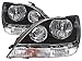 HEADLIGHTSDEPOT Black Housing Halogen Headlight Compatible with Lexus RX300 1999-2003 Includes Left Driver and Right Passenger Side Headlamps