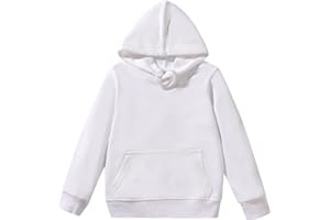 ZHIZAIHU Toddlers and Kids Warm Cotton Fleece Long Sleeve Sweatshirt Pocket Drawstring Pullover Hoodie Sweatshirts