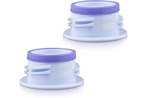 Maymom 3rd Gen Thread Changer or Converter; Allow Spectra S1 S2 Pump Wide Mouth Flange to Use Medela, Ameda (Narrow), Lifefactory, Dr. Brown Narrow, No Leak, No Fallen